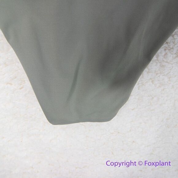 NEW Rhythm.X Free People Paisley Hi String Bikini Bottoms size L  in‎ army - Picture 11 of 14